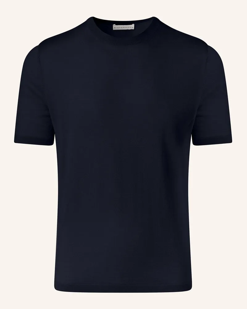 KIEFERMANN Kiefermann Feines Merino-Strickshirt Für Herren Georgs blau Blau