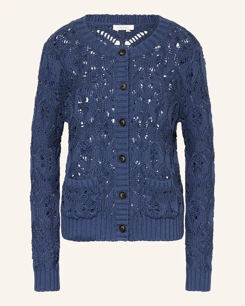 lilienfels Strickjacke Dunkelblau