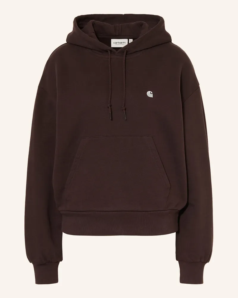 Carhartt WIP Hoodie Casey braun Dunkelbraun