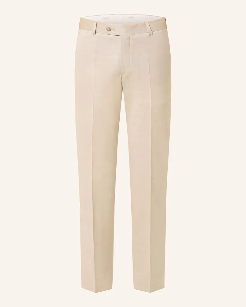 Wilvorst Anzughose Slim Fit Beige