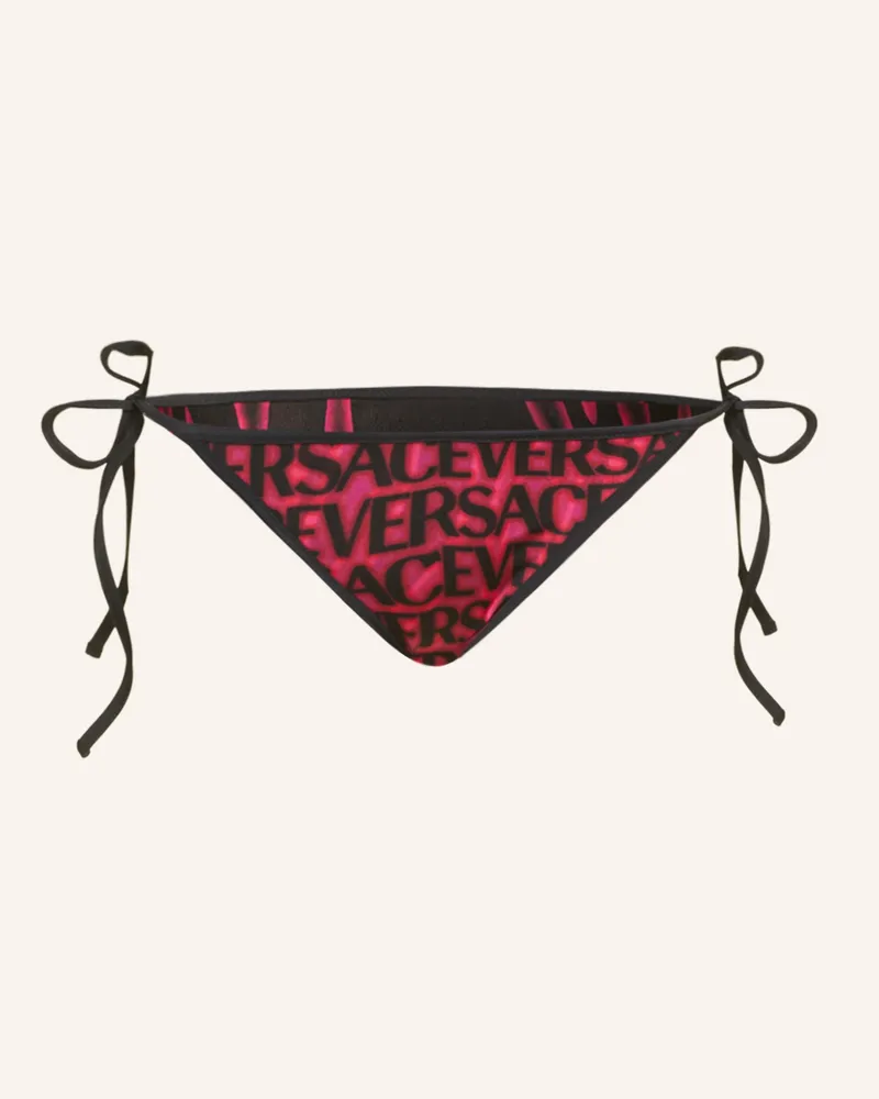 Versace Triangel-Bikini-Hose zum Wenden Schwarz