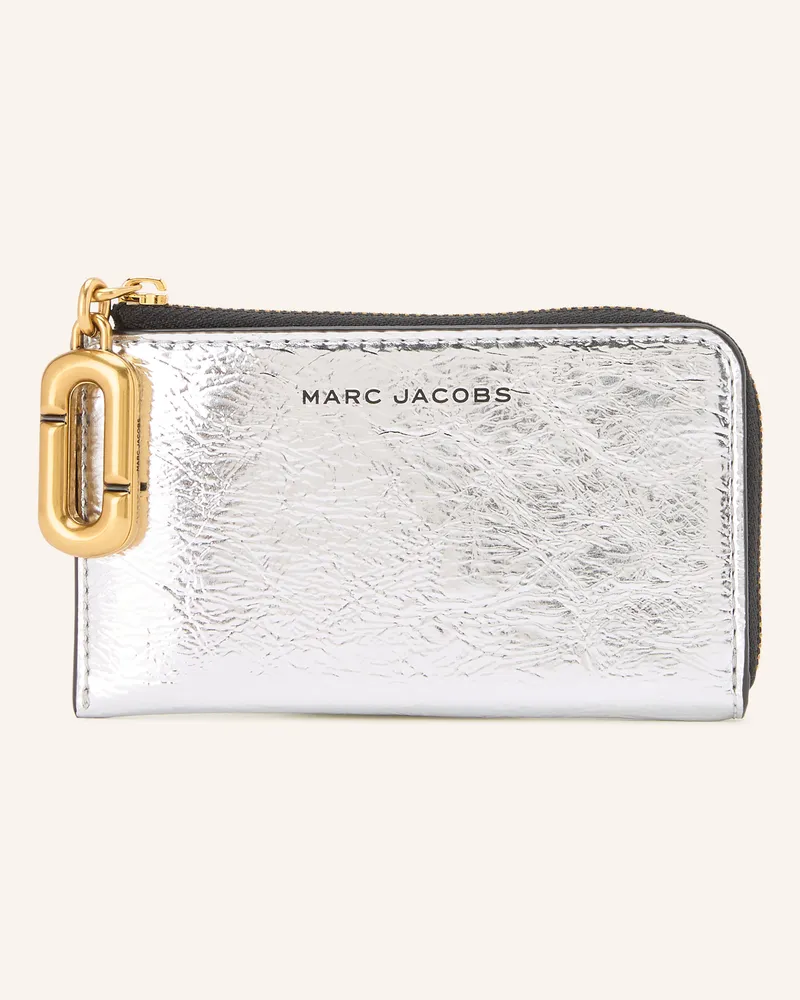 Marc Jacobs Geldbörse The Top Zip Multi Wallet silber Silber