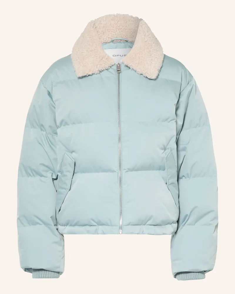 OPUS Steppjacke Hatchy gruen Blaugrau