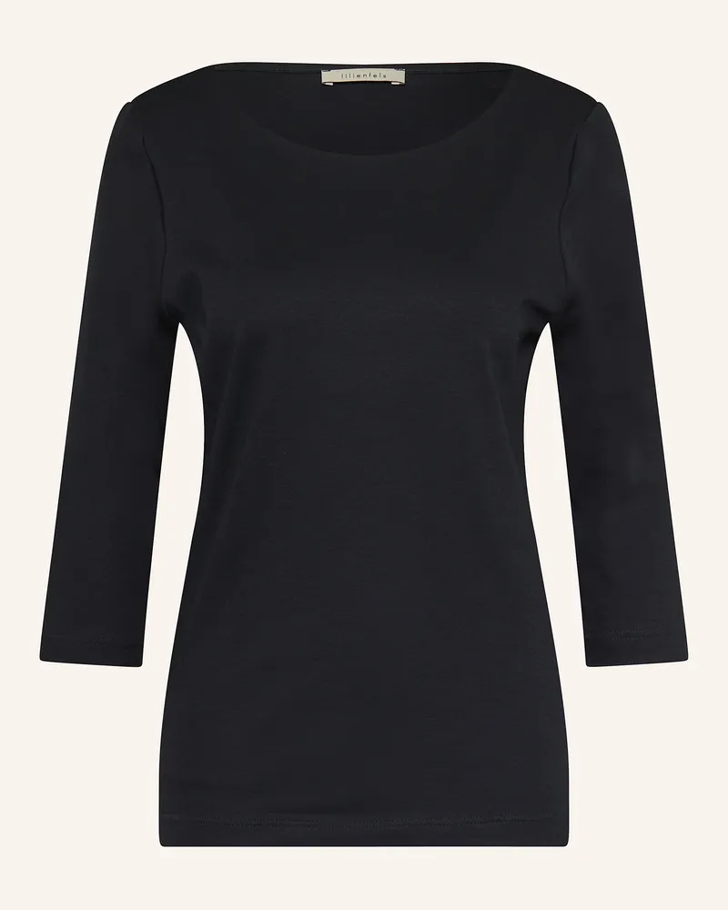 lilienfels Longsleeve mit 3/4-Arm Schwarz