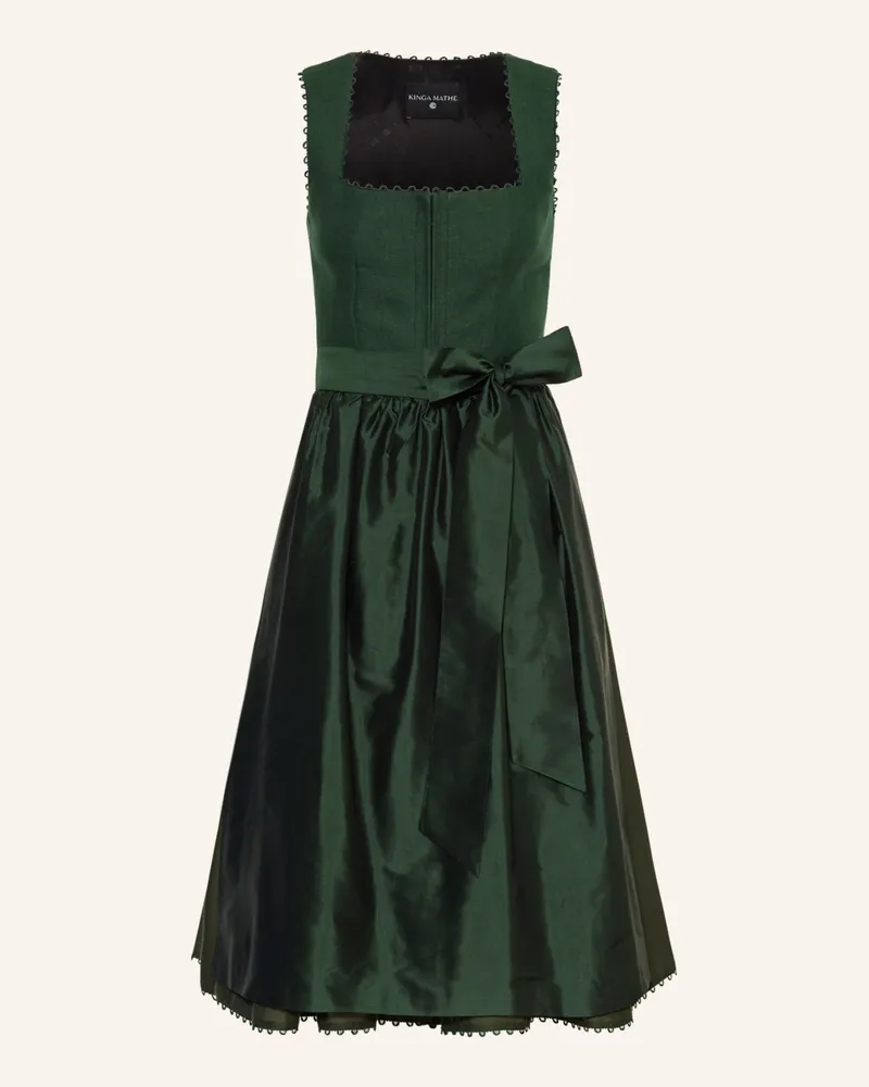 KINGA MATHE Dirndl MÜNCHEN mit Leinen Grün