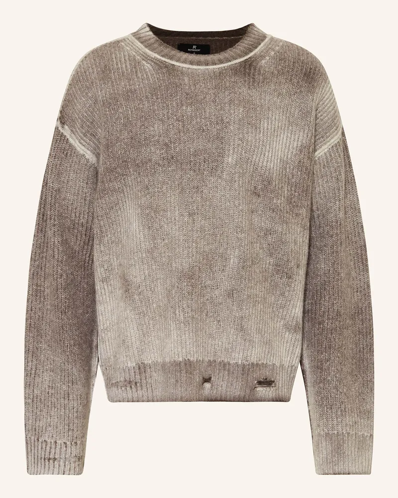REPRESENT Pullover braun Hellbraun