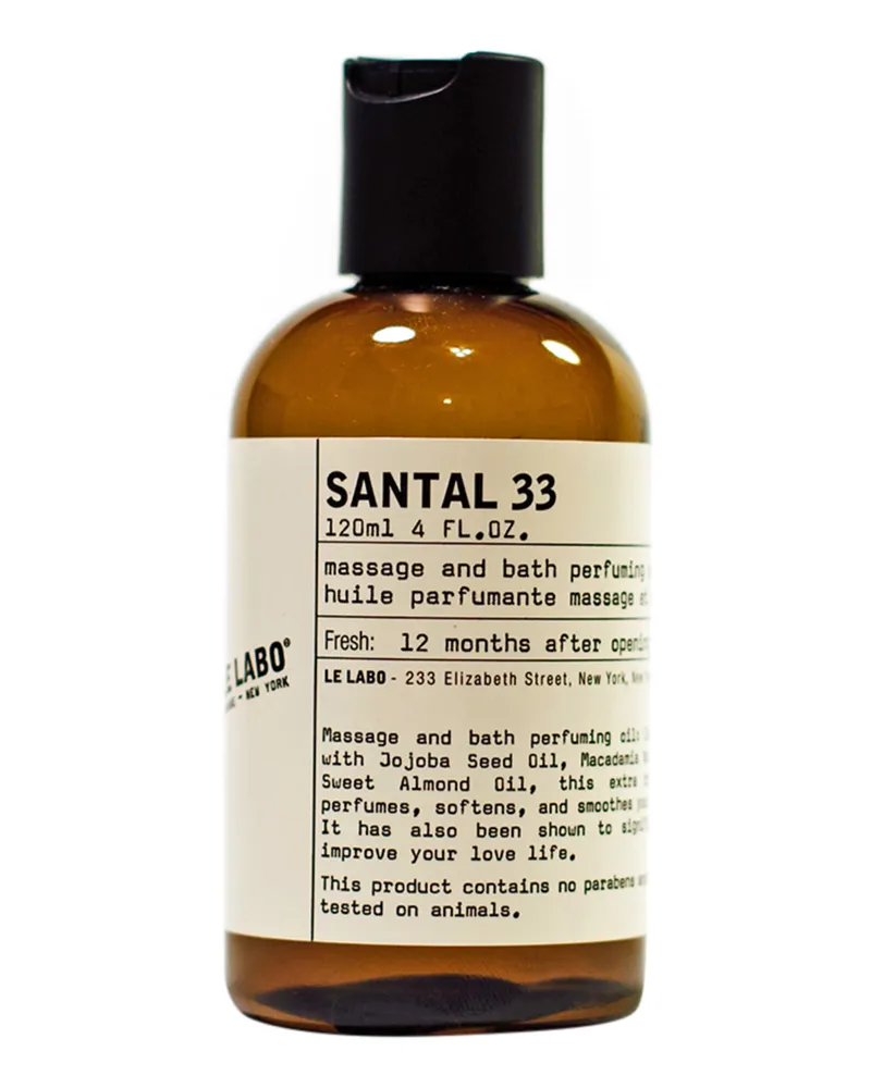 Le Labo Santal 33 Massage & Bath Oil 120 ml 