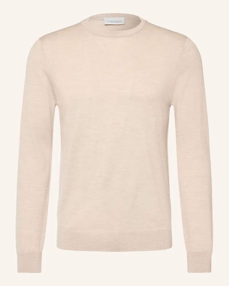 Profuomo Pullover beige Beige