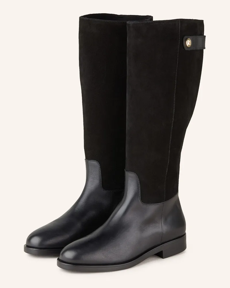 Tommy Hilfiger Stiefel Schwarz