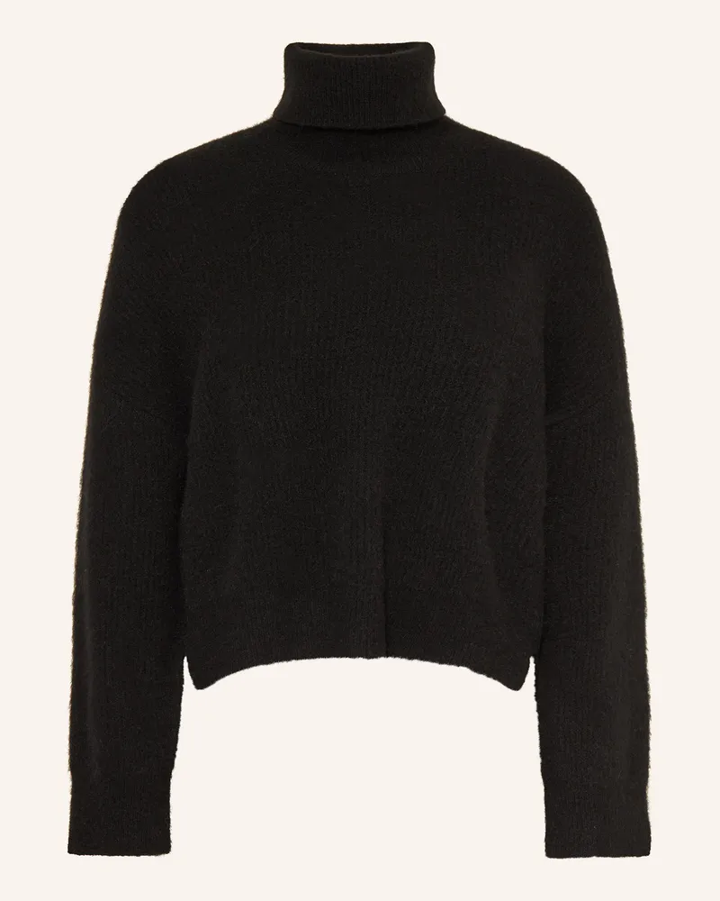 Gestuz Rollkragenpullover Alphagz Mit Alpaka schwarz Schwarz