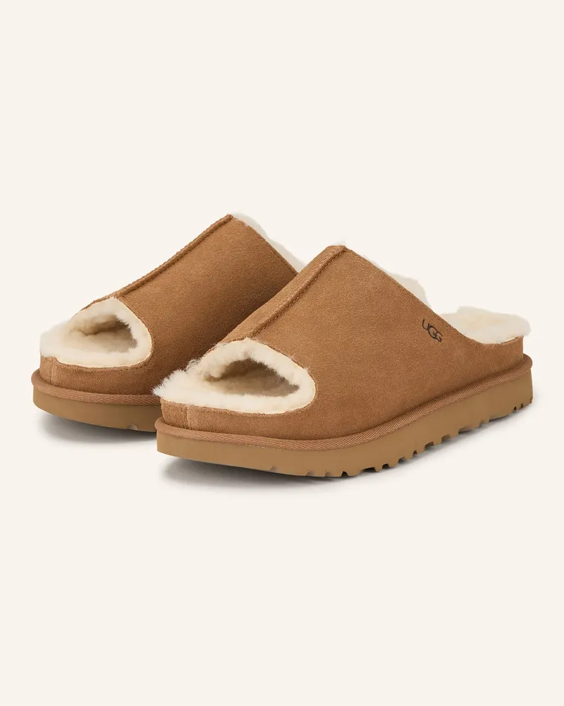 UGG Pantoletten GREENPORT SLIDE Braun