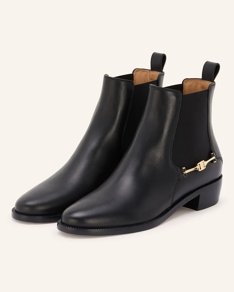 Ferragamo Chelsea-Boots Schwarz
