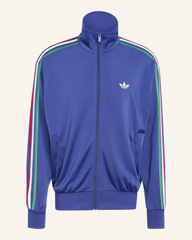 adidas Sweatjacke FIREBIRD mit Galonstreifen Blau