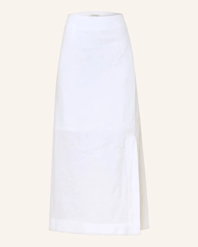 lilienfels Leinenrock Weiss