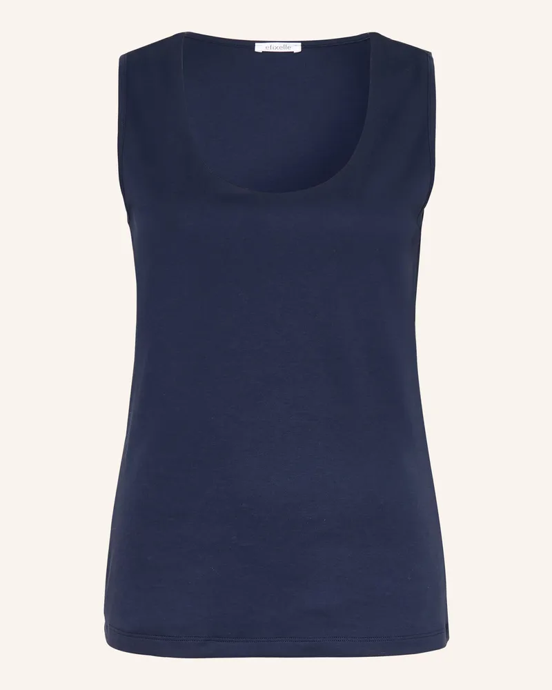 Efixelle Jerseytop Dunkelblau