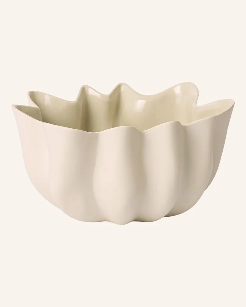 ferm LIVING Schale Nium weiss Ecru