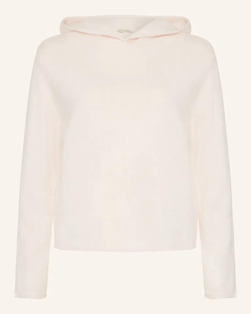 lilienfels Strick-Hoodie Aus Cashmere weiss Creme