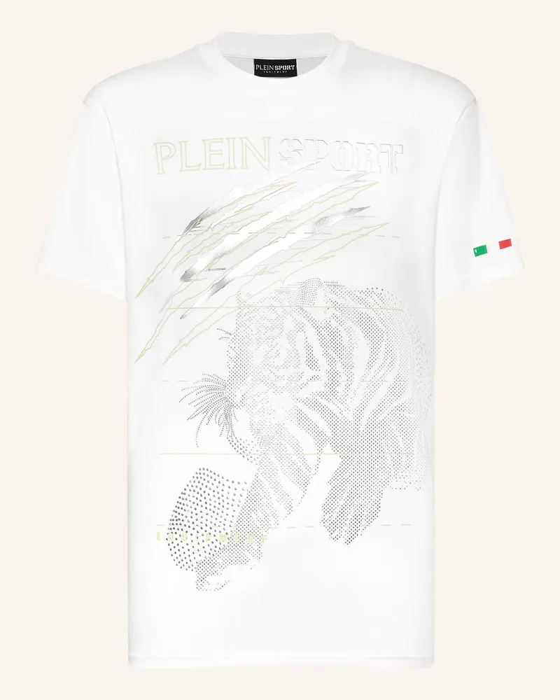 Philipp Plein T-Shirt Tiger weiss Weiss