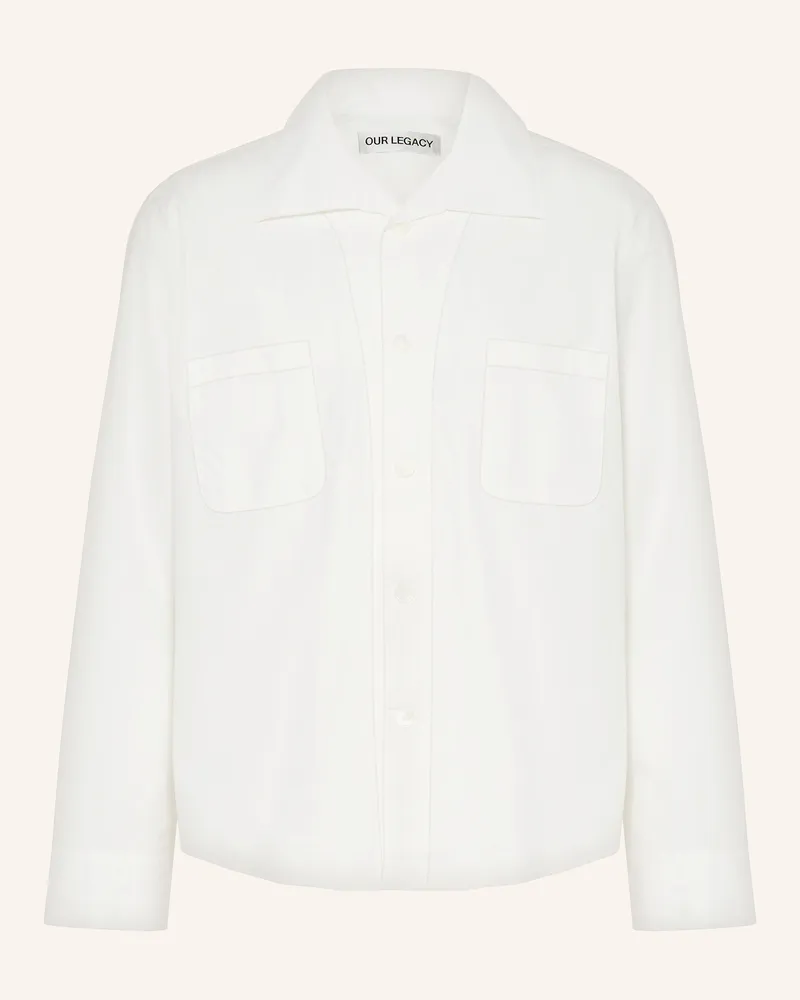 Our Legacy Hemd FUNNEL Relaxed Fit Weiss