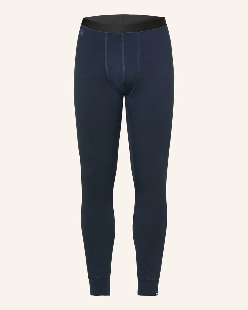 Odlo Funktionswäsche-Hose Merino 200 80 Years Aus Merinowolle blau Dunkelblau