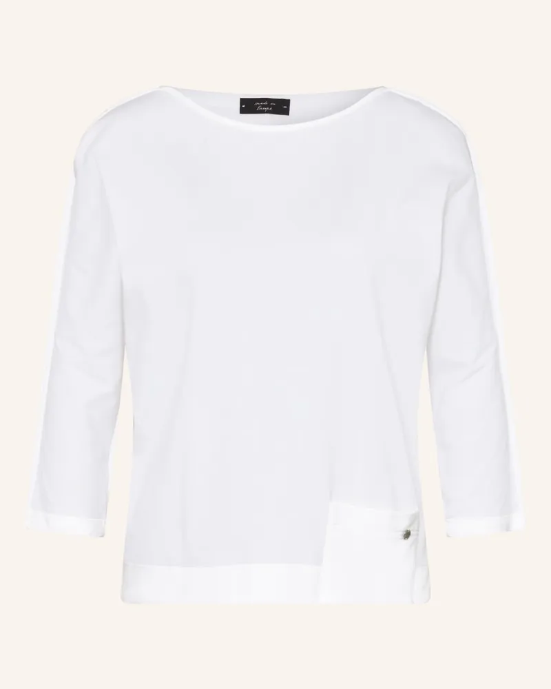 Marc Cain Shirt mit 3/4-Arm Weiss