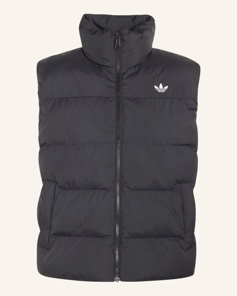 adidas Regenweste, Stehkragen schwarz Schwarz