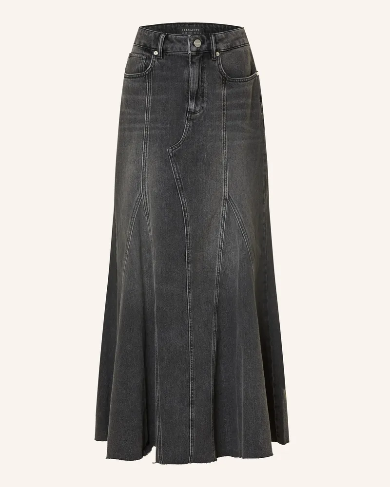 AllSaints Jeansrock ALMA Dunkelgrau