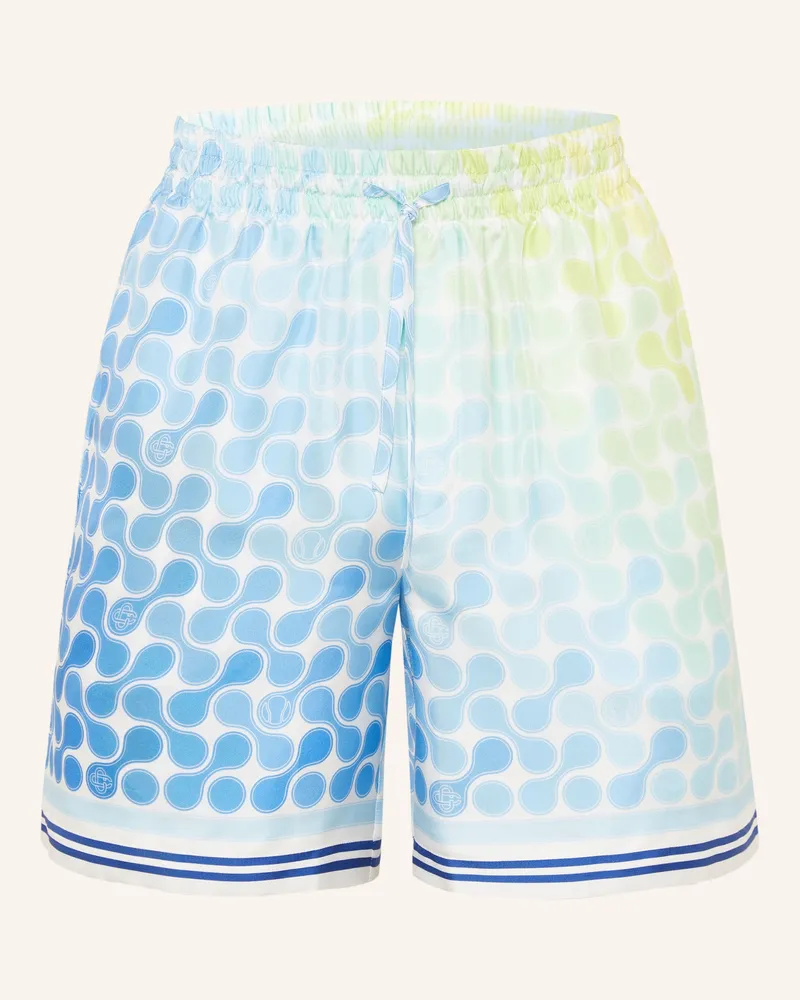 Casablanca Paris Seidenshorts blau Blau