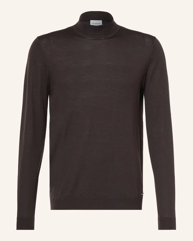 Roy Robson Pullover braun Dunkelbraun