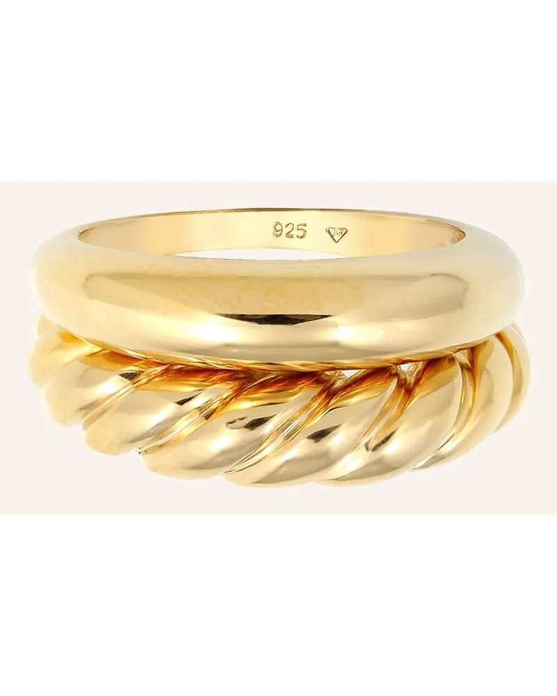 Elli 2er-Set Ringe Gold