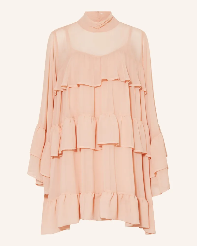 Gestuz Kleid Gzchiffany Mit Volants rosa Rosé