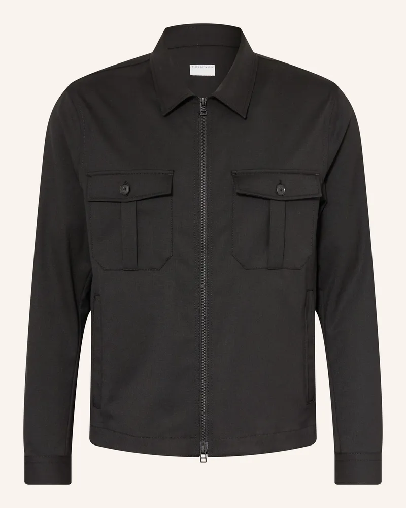 Tiger of Sweden Overshirt Barnaby schwarz Schwarz