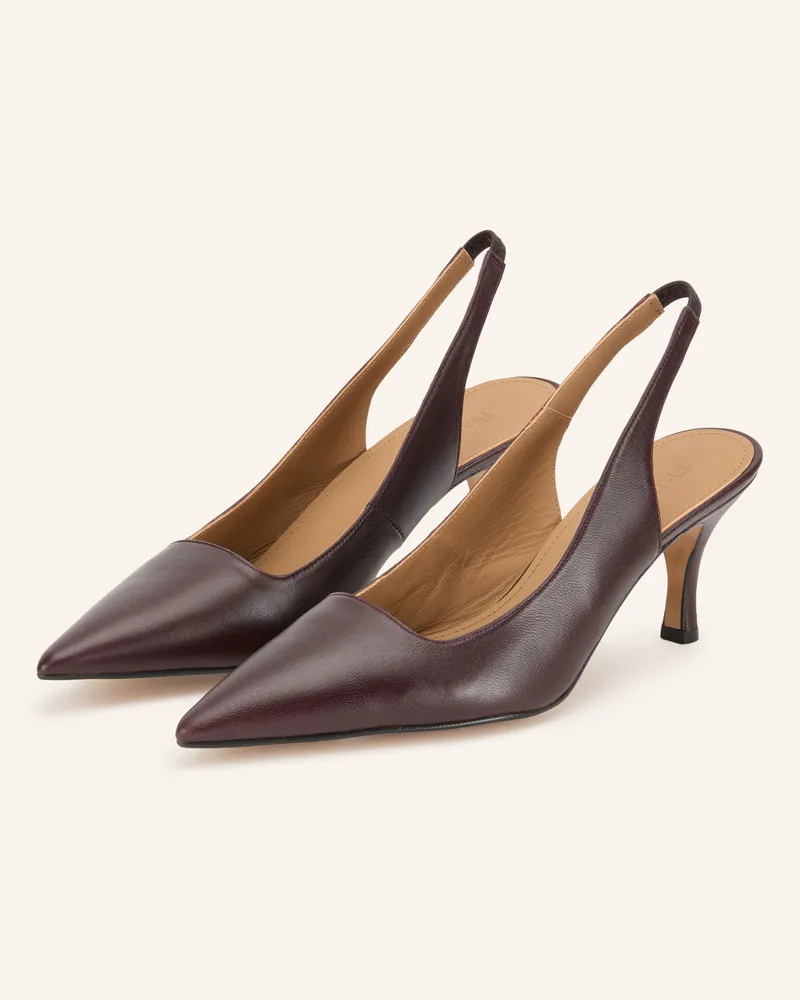 Flattered Slingpumps Franchesca rot Dunkelrot