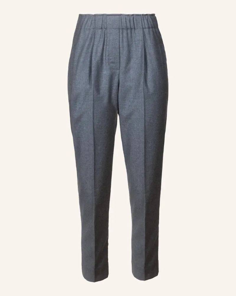 Helene Galwas Hose im Jogger-Stil aus Wolle LOLA Grau