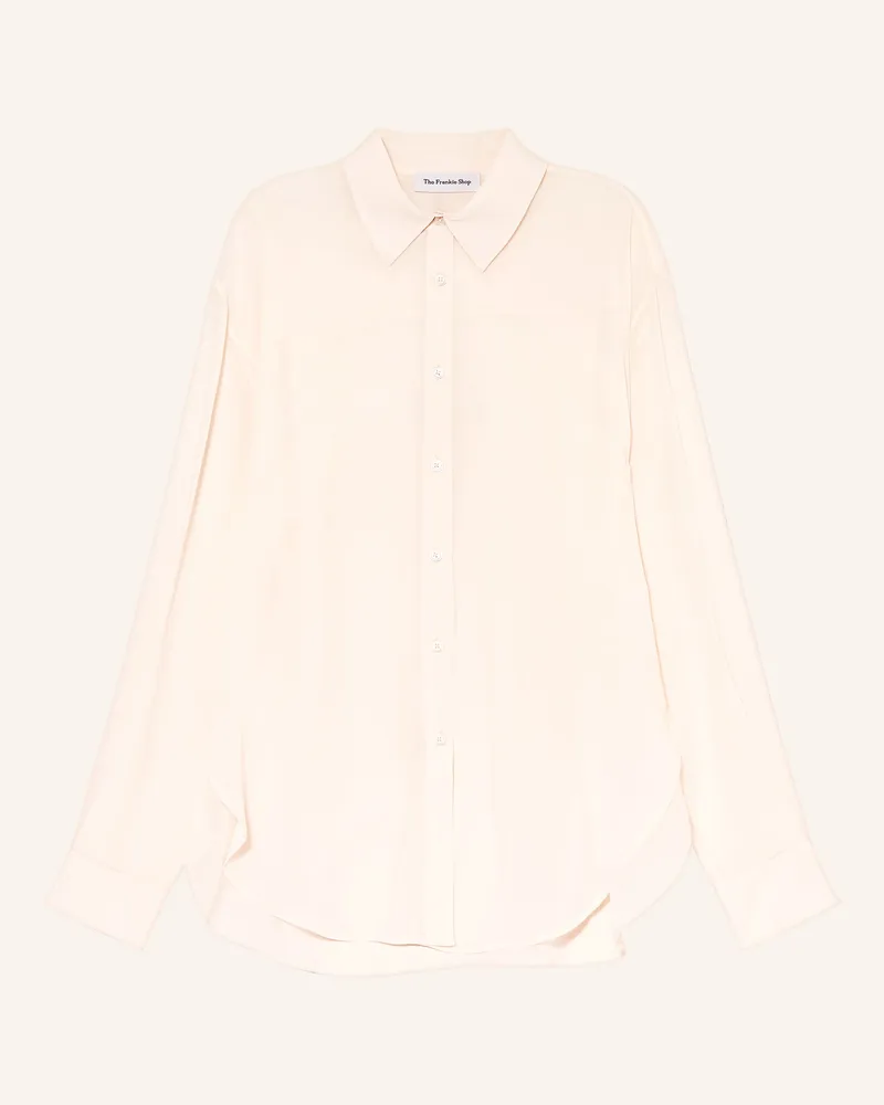 FRANKIE Shop Hemdbluse PERI GEORGETTE Creme
