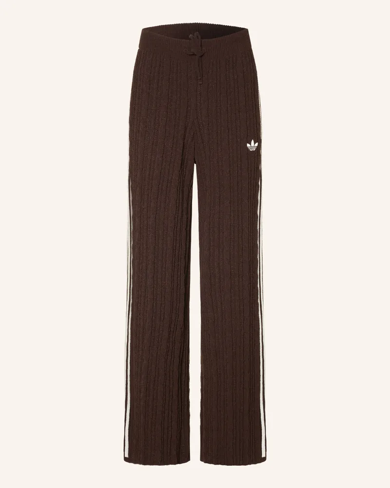 adidas Strickhose braun Dunkelbraun