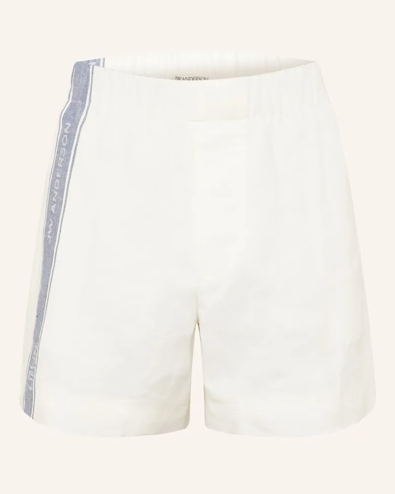 J.W.Anderson Leinenshorts weiss Ecru