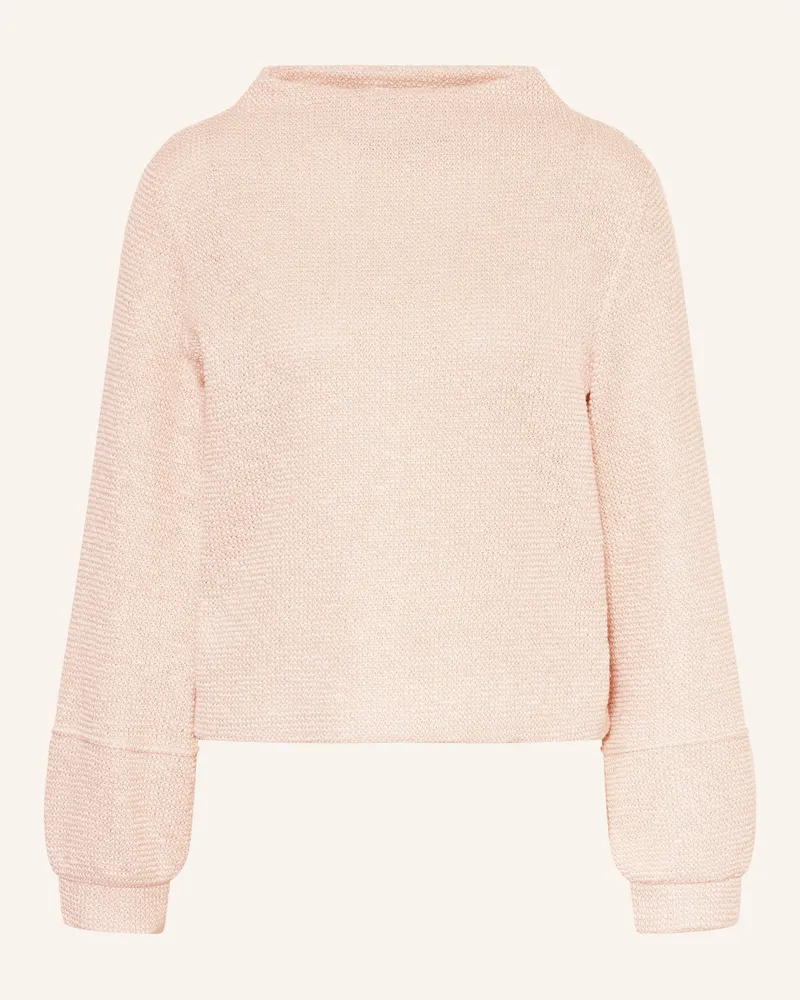 OPUS Pullover GLIMSA mit abnehmbarer Schluppe Rosé