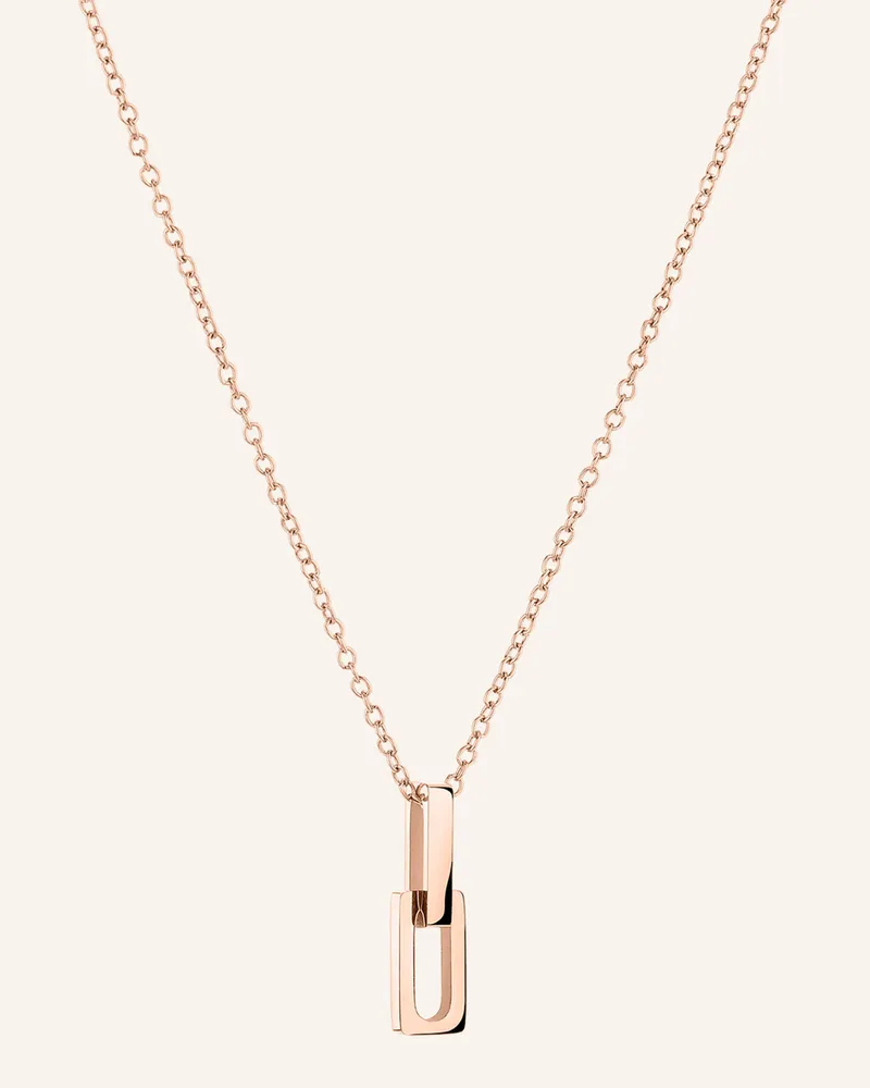 Liebeskind Halskette  Aus  Edelstahl rosegold Roségold