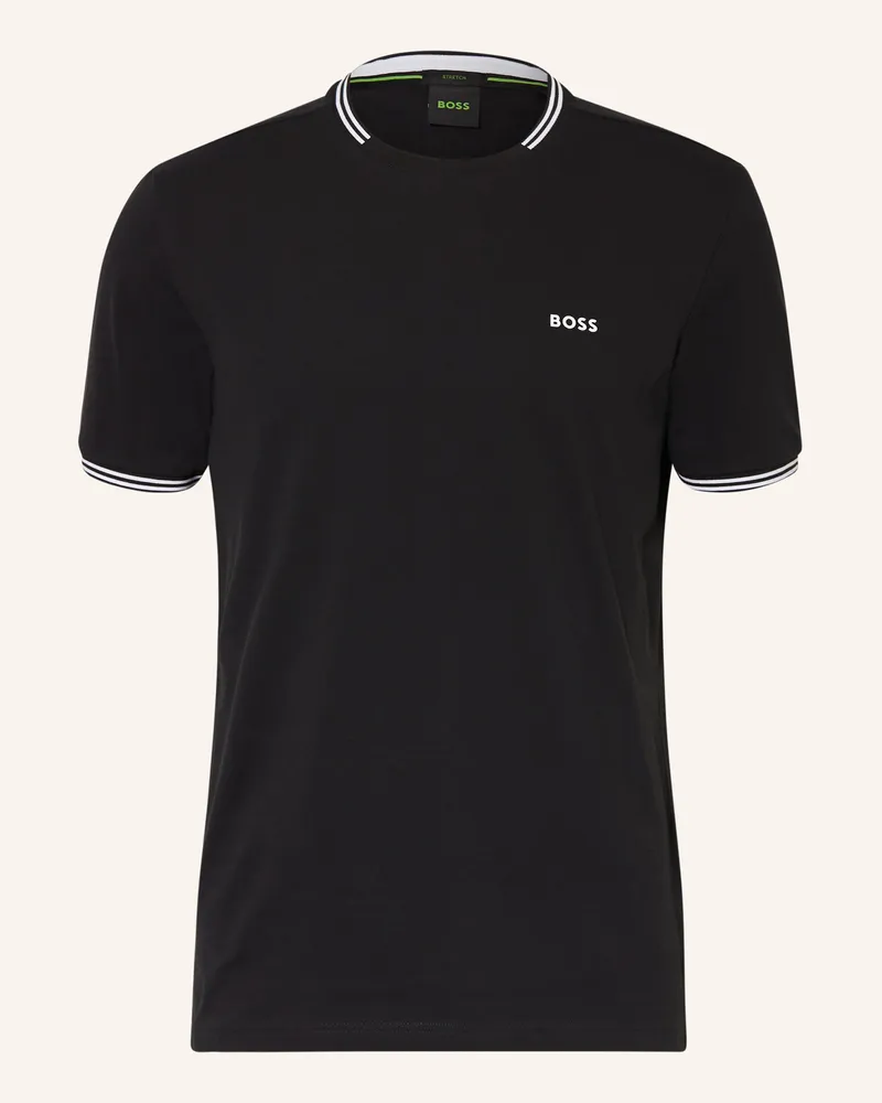 HUGO BOSS T-Shirt Taul schwarz Schwarz