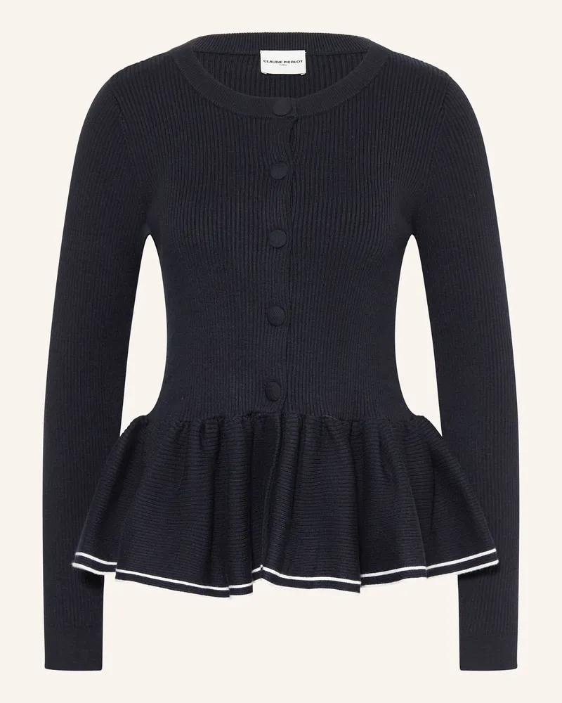 Claudie Pierlot Strickjacke blau Dunkelblau