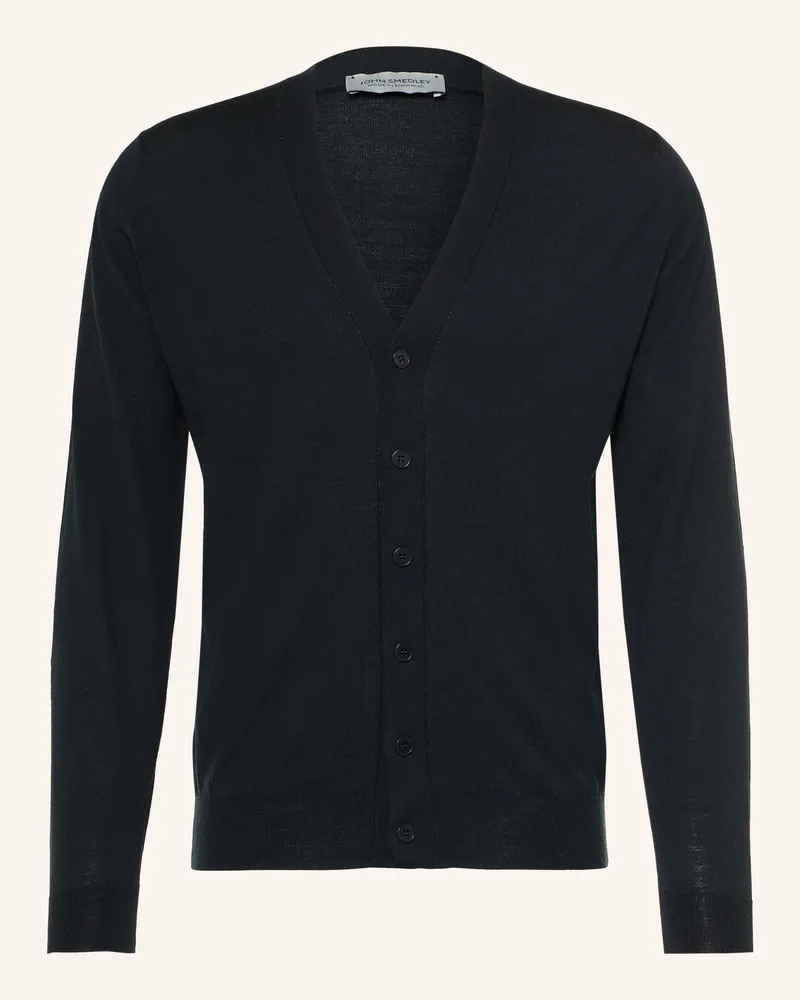 John Smedley Strickjacke Bradrick Aus Merinowolle schwarz Schwarz