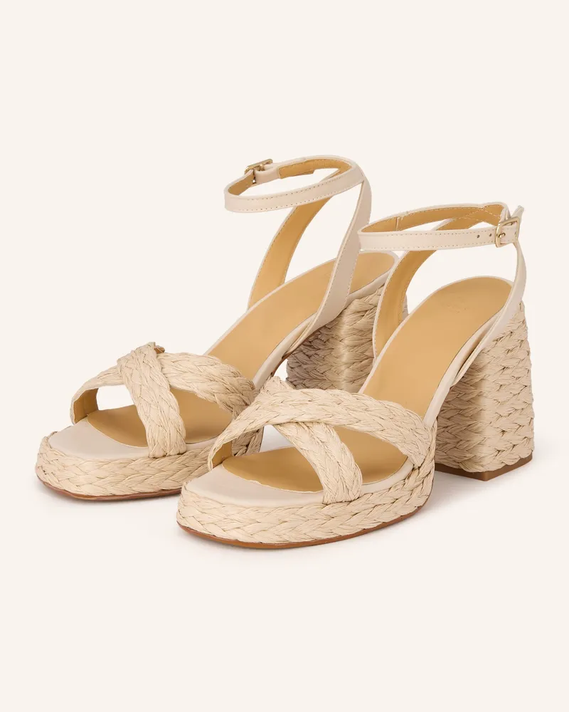 Castañer Sandaletten Valleriette weiss Beige