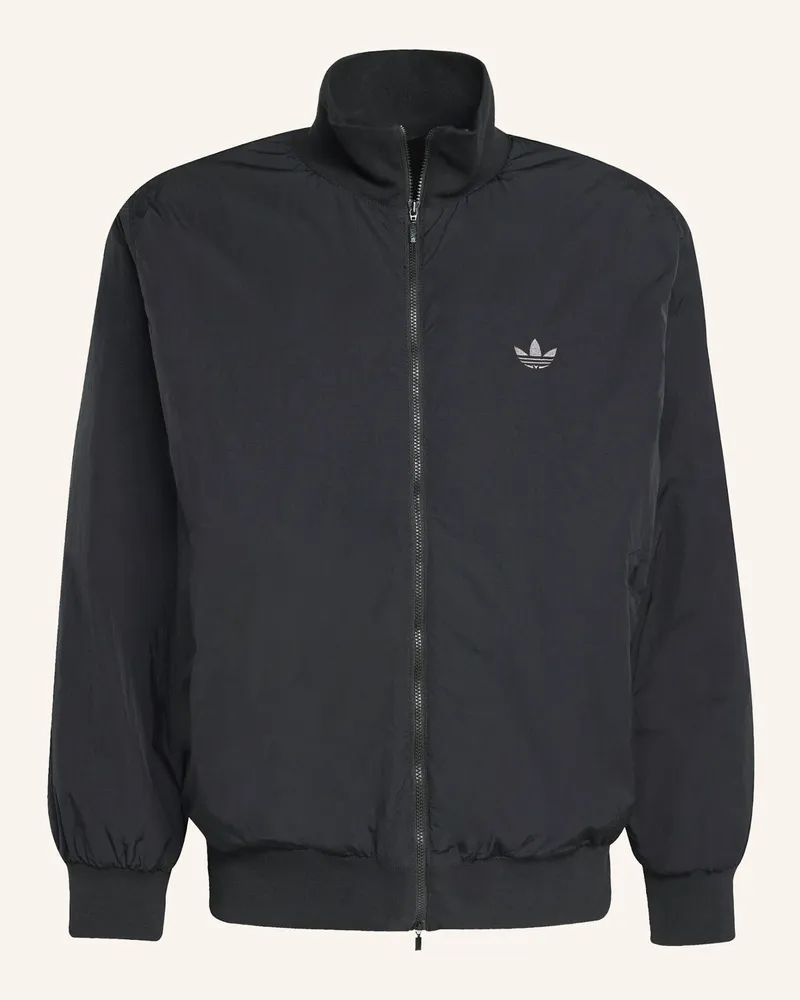 adidas OVERSIZED NYLON BOMBERJACKE Schwarz