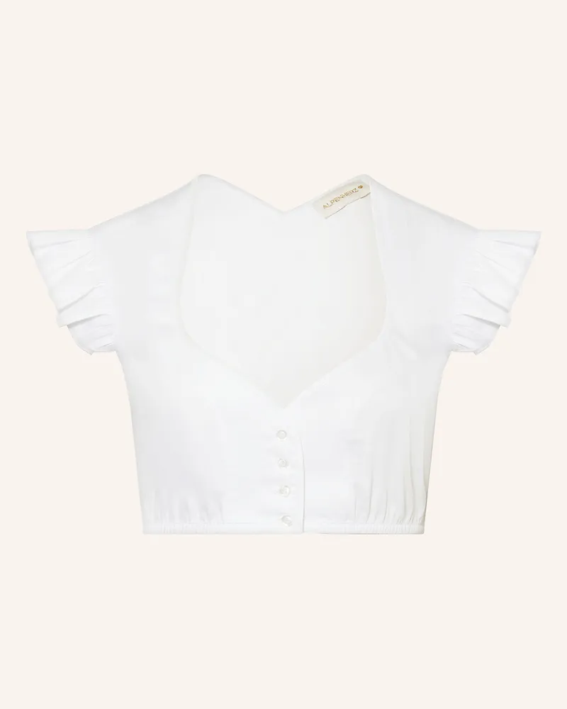 AlpenHERZ Dirndlbluse RAMONA Weiss