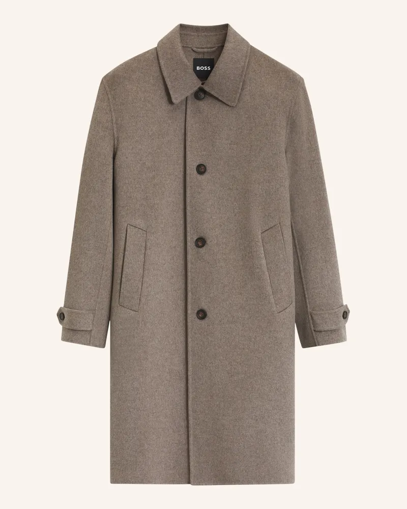 HUGO BOSS Mantel C-Clark-Df-264f Relaxed Fit braun Braun