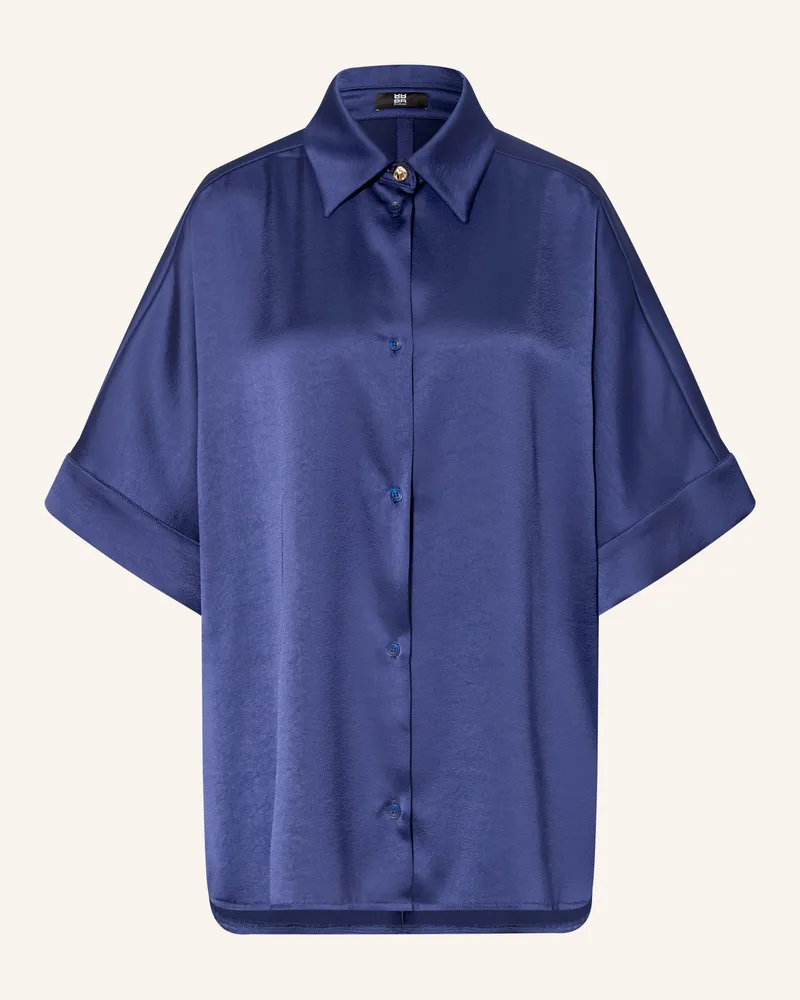 Riani Oversized-Hemdbluse Aus Satin blau Blau