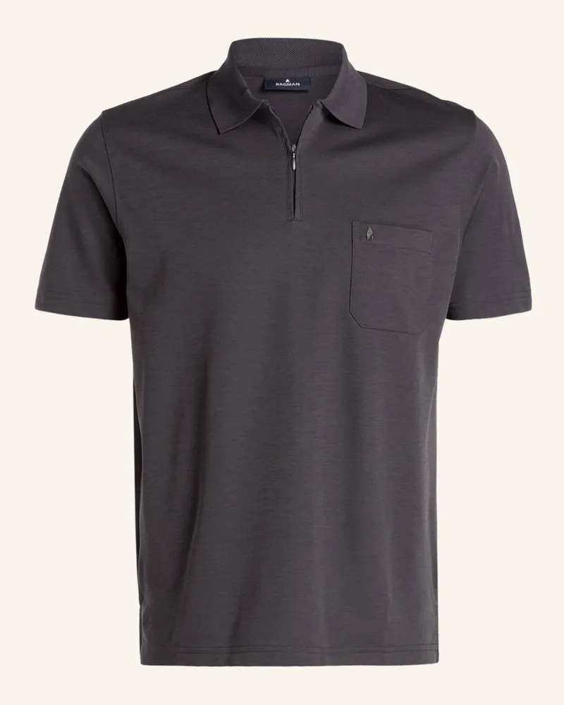 Ragman Poloshirt grau Grau