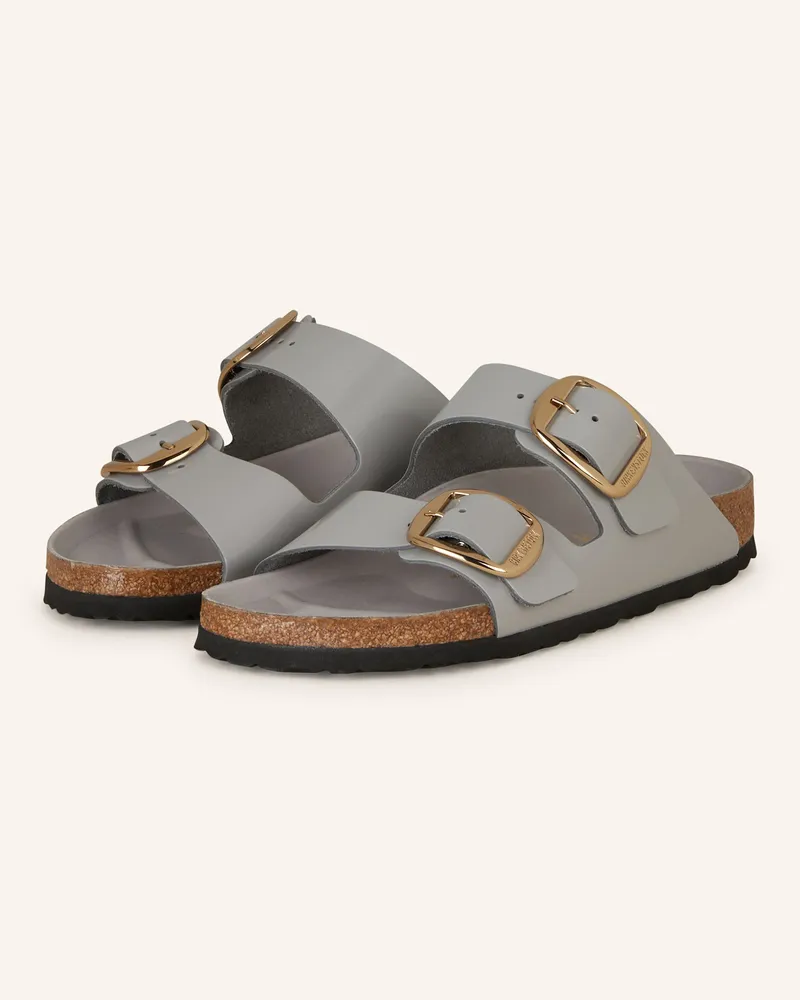 Birkenstock Pantoletten Arizona Big Buckle grau Hellgrau