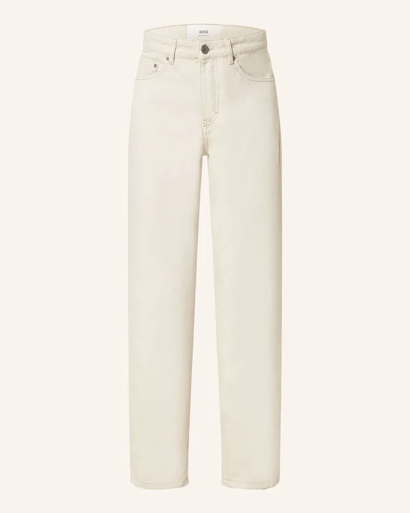 AMI Paris Jeans Classic Fit Ecru